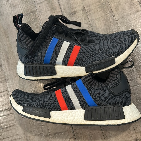 adidas Other - Adidas NMD R1 PrimeKnit Tri Color Black 3 Stripes Boost Excellent Condition